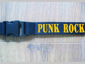 Punk Rock textilná šnúrka na krk ( kľúče ) materiál 100% polyester